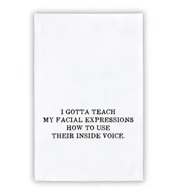 Santa Barbara Design Studio Towel - Facial Expressions