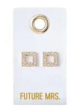 Santa Barbara Design Studio Stud Love  Future Mrs. Earrings