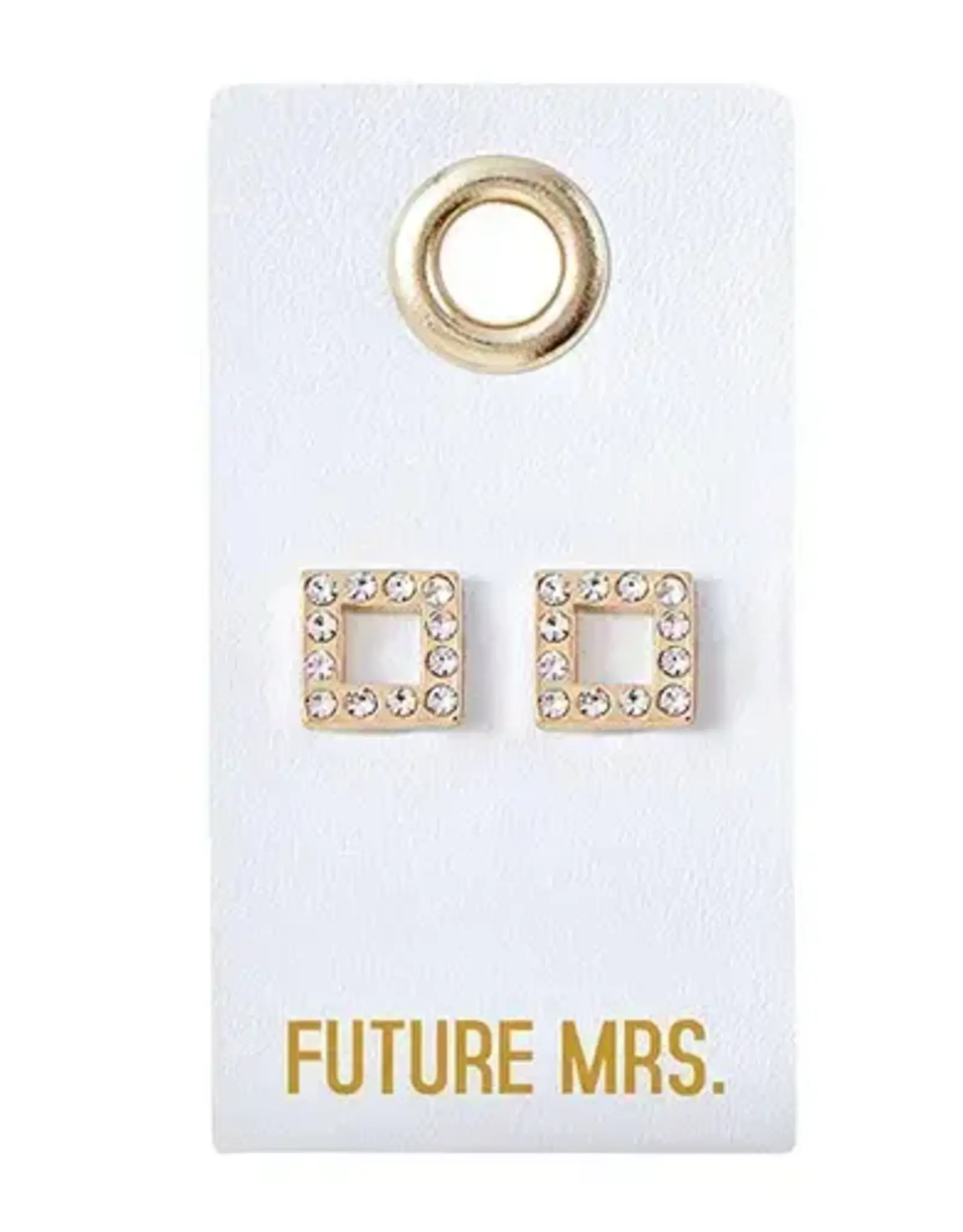 Santa Barbara Design Studio Stud Love  Future Mrs. Earrings