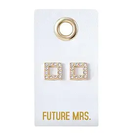 Santa Barbara Design Studio Stud Love  Future Mrs. Earrings
