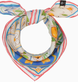 Fraas Freshly Squeezed Silk Neckie | True Blue