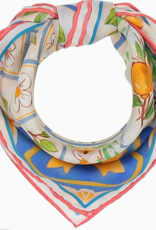 Fraas Freshly Squeezed Silk Neckie | True Blue