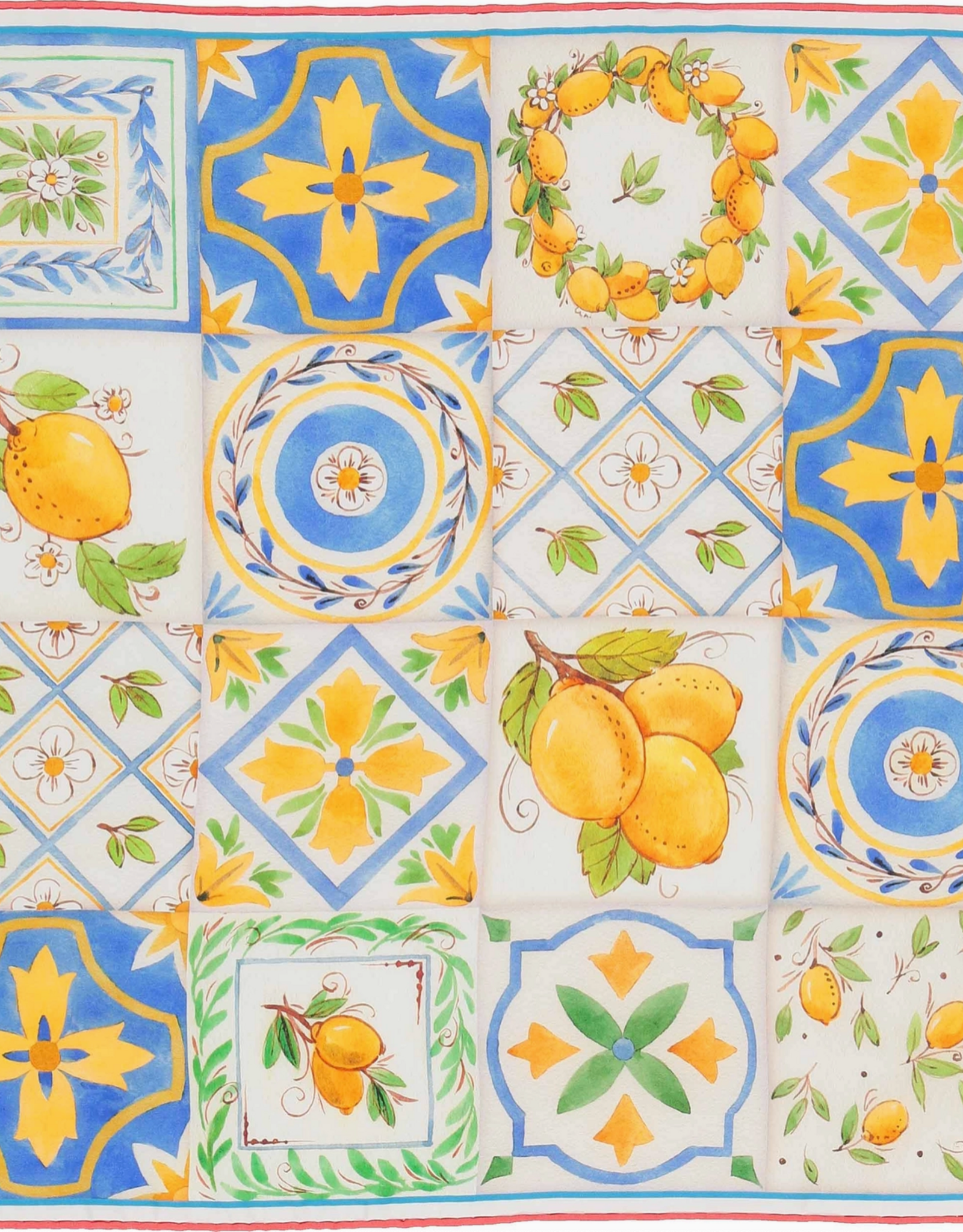 Fraas Freshly Squeezed Silk Neckie | True Blue