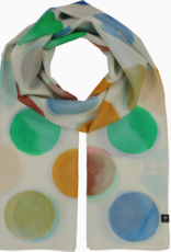 Fraas Summer Dots Scarf | Air Blue