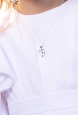 Cherished Moments Sterling Cross Heart Necklace