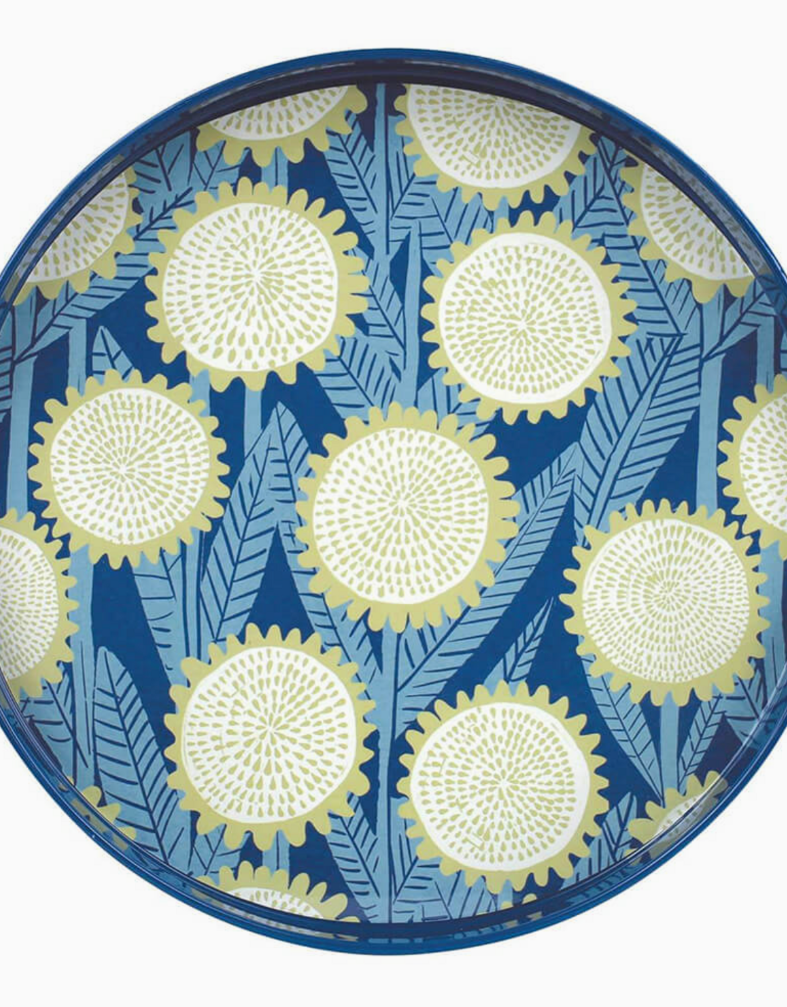 Rockflowerpaper Wynn Round Laquer Serving Tray