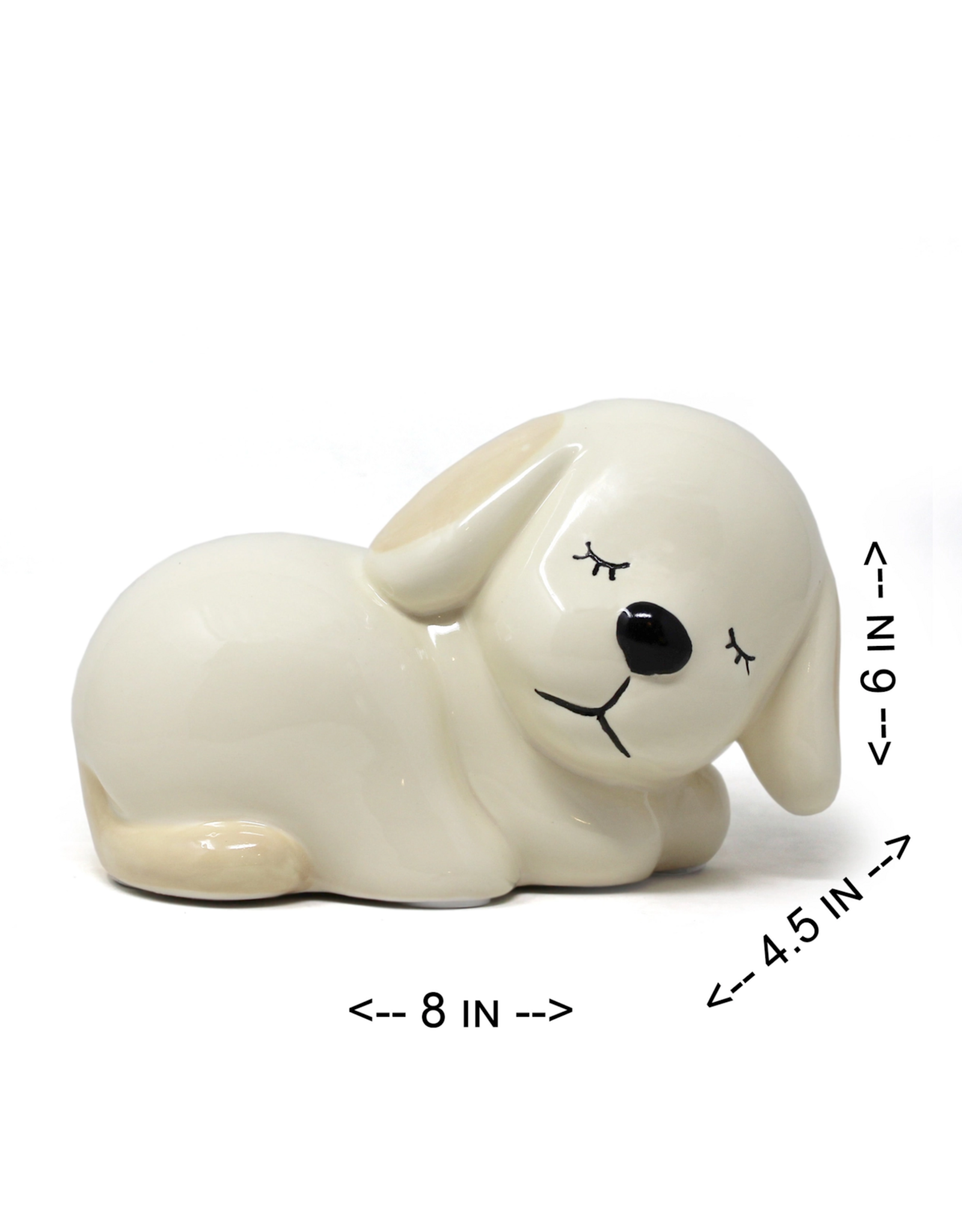 Child to Cherish Sleeping Puppy Ceramic Bank