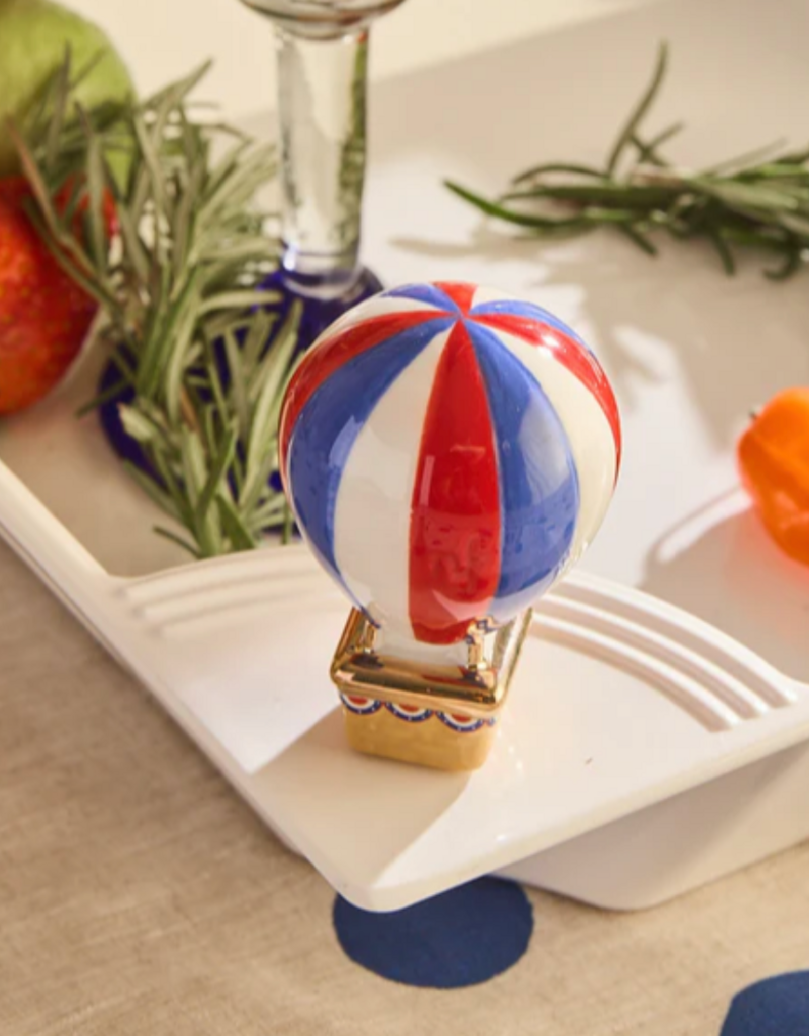 Nora Fleming Mini Red, White, and Balloon