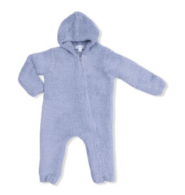 Angel Dear Blue Hooded Chenille Romper