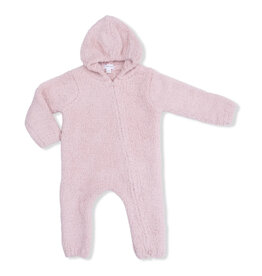 Angel Dear Chenille Pink Hooded Romper
