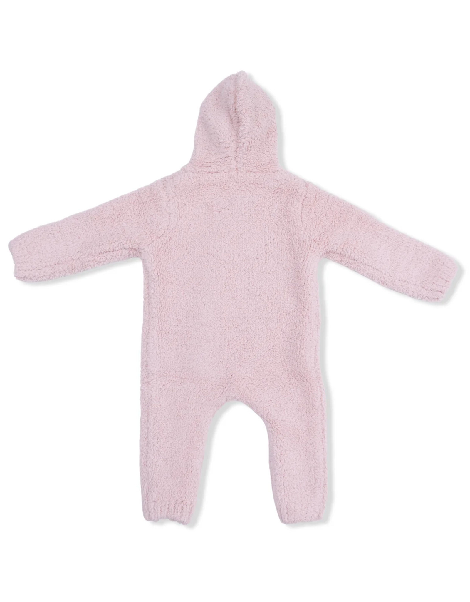 Angel Dear Chenille Pink Hooded Romper