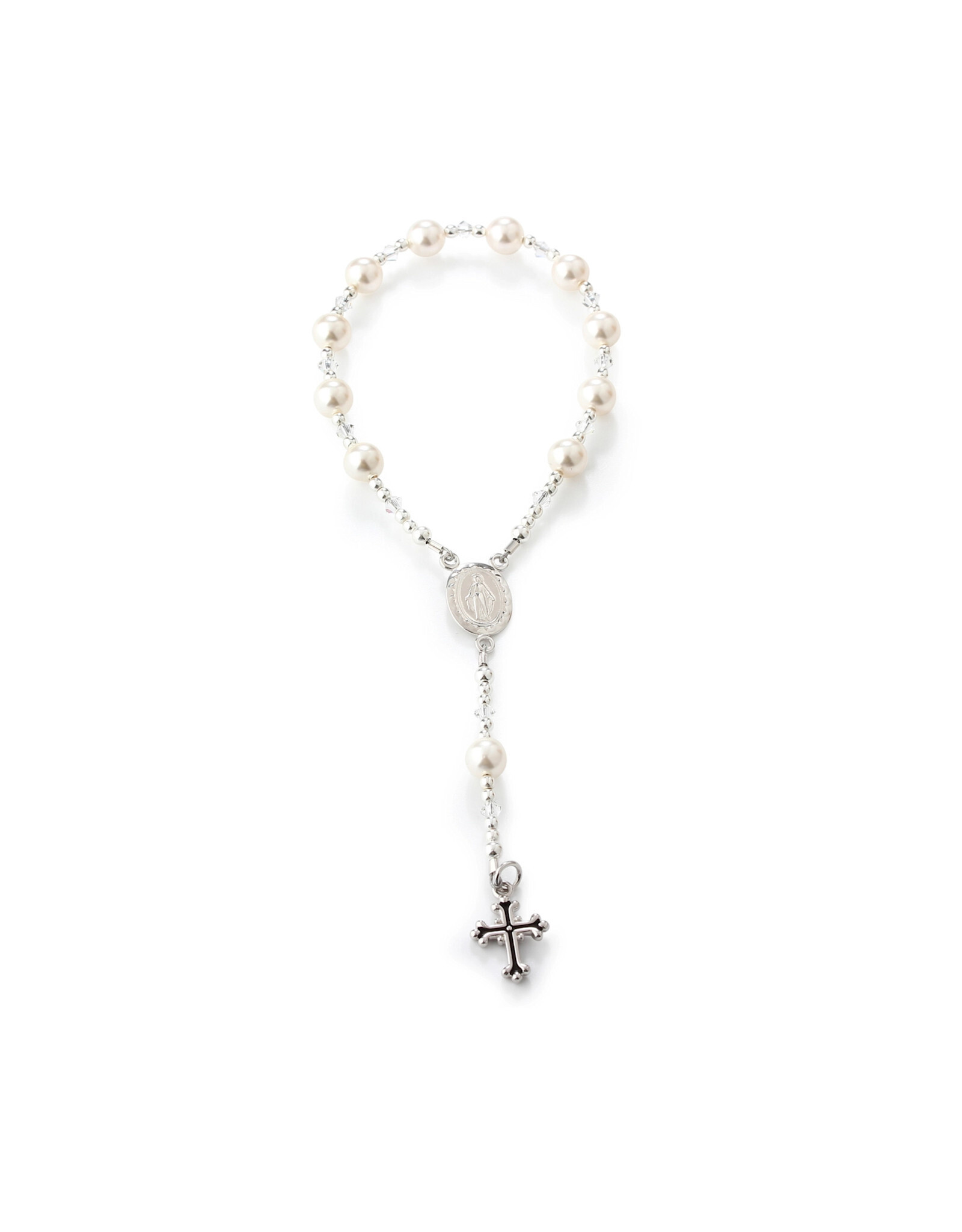Cherished Moments White Baby Rosary
