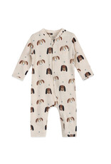 Viverano Organics Doggies Baby Zipper Jumpsuit (Organic Jersey)