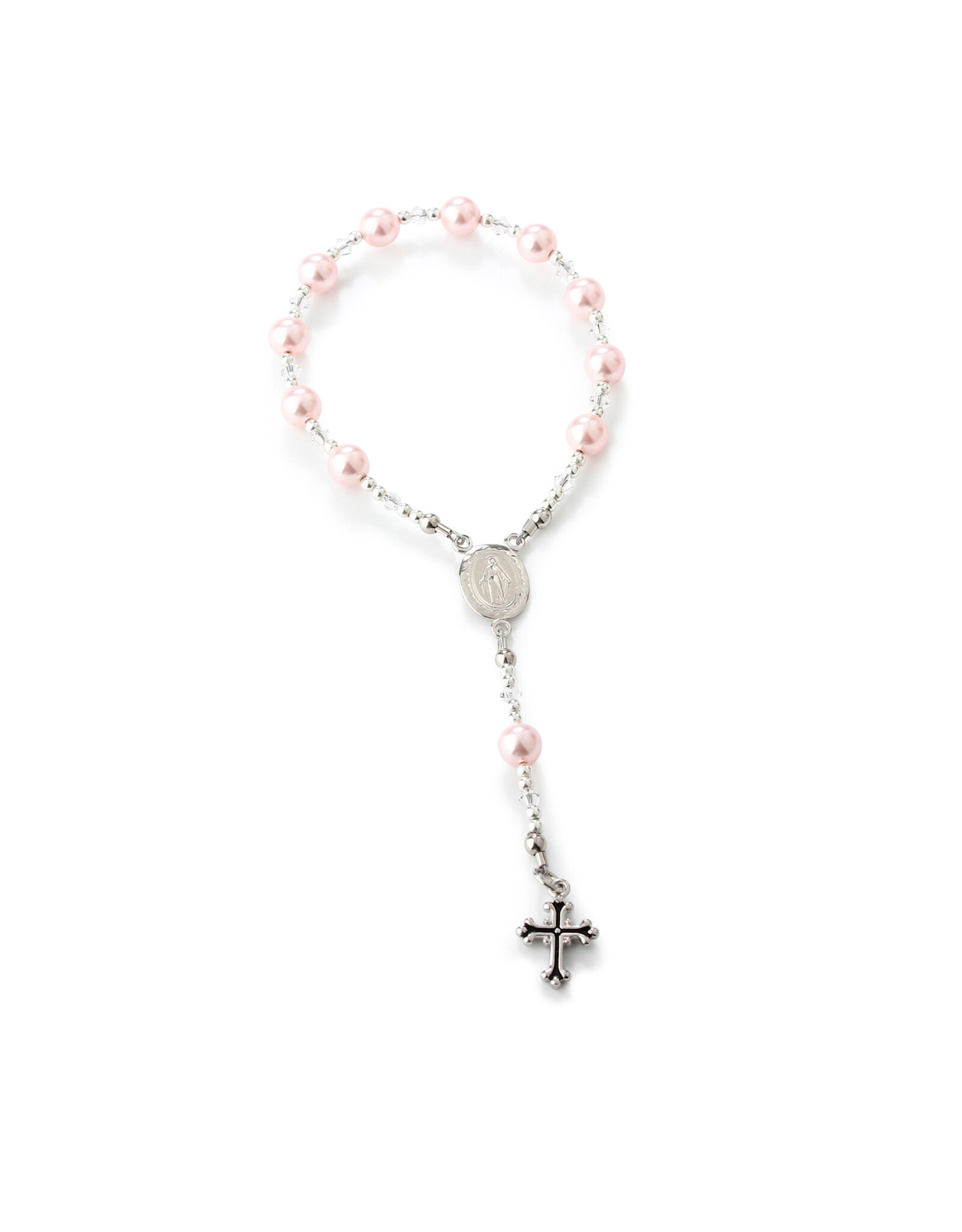 Cherished Moments Pink Baby Rosary
