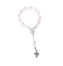 Cherished Moments Pink Baby Rosary