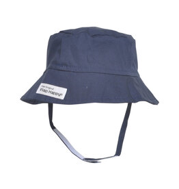 Flap Happy Navy Bucket Hat