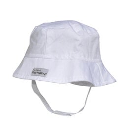 Flap Happy White Bucket Hat
