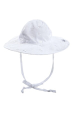 Flap Happy White Eyelet Floppy Hat