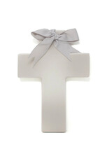 Child to Cherish Gray Ombre Ceramic Cross