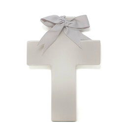 Child to Cherish Gray Ombre Ceramic Cross