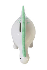 Child to Cherish Theo Green Dinosaur Ceramic Bank