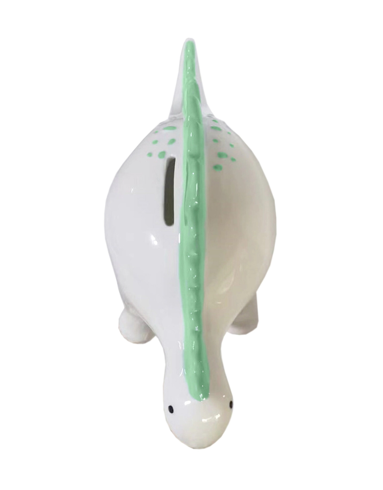 Child to Cherish Theo Green Dinosaur Ceramic Bank