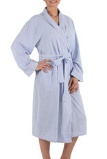 Needham Lane Robe Blue/Pink Seersucker
