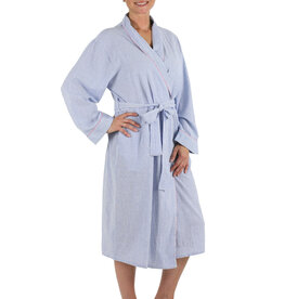 Needham Lane Robe Blue/Pink Seersucker