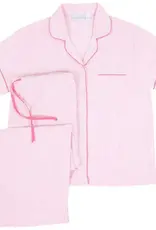 Needham Lane Short Sleeve Capri- Pink/Pink Seersucker