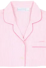 Needham Lane Short Sleeve Capri- Pink/Pink Seersucker