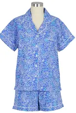 Needham Lane Short Sleeve Shorty Pajamas- Gigi