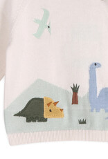 Viverano Organics Dino Jacquard Baby Knit Pullover (Organic Cotton)