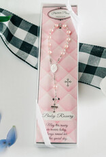 Cherished Moments Pink Baby Rosary