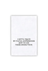 Santa Barbara Design Studio Facial Expressions Towel
