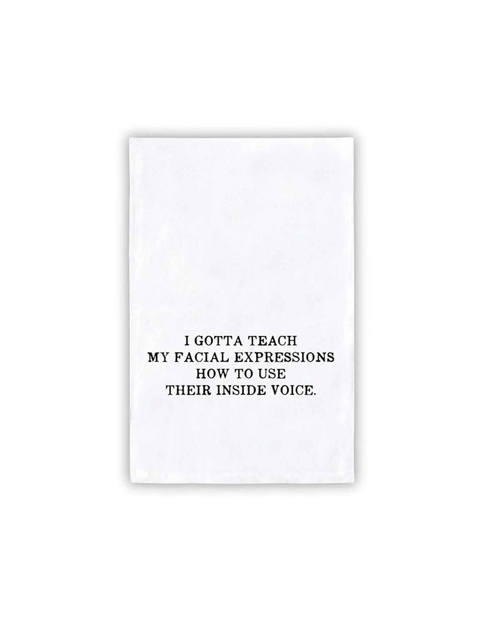 Santa Barbara Design Studio Facial Expressions Towel