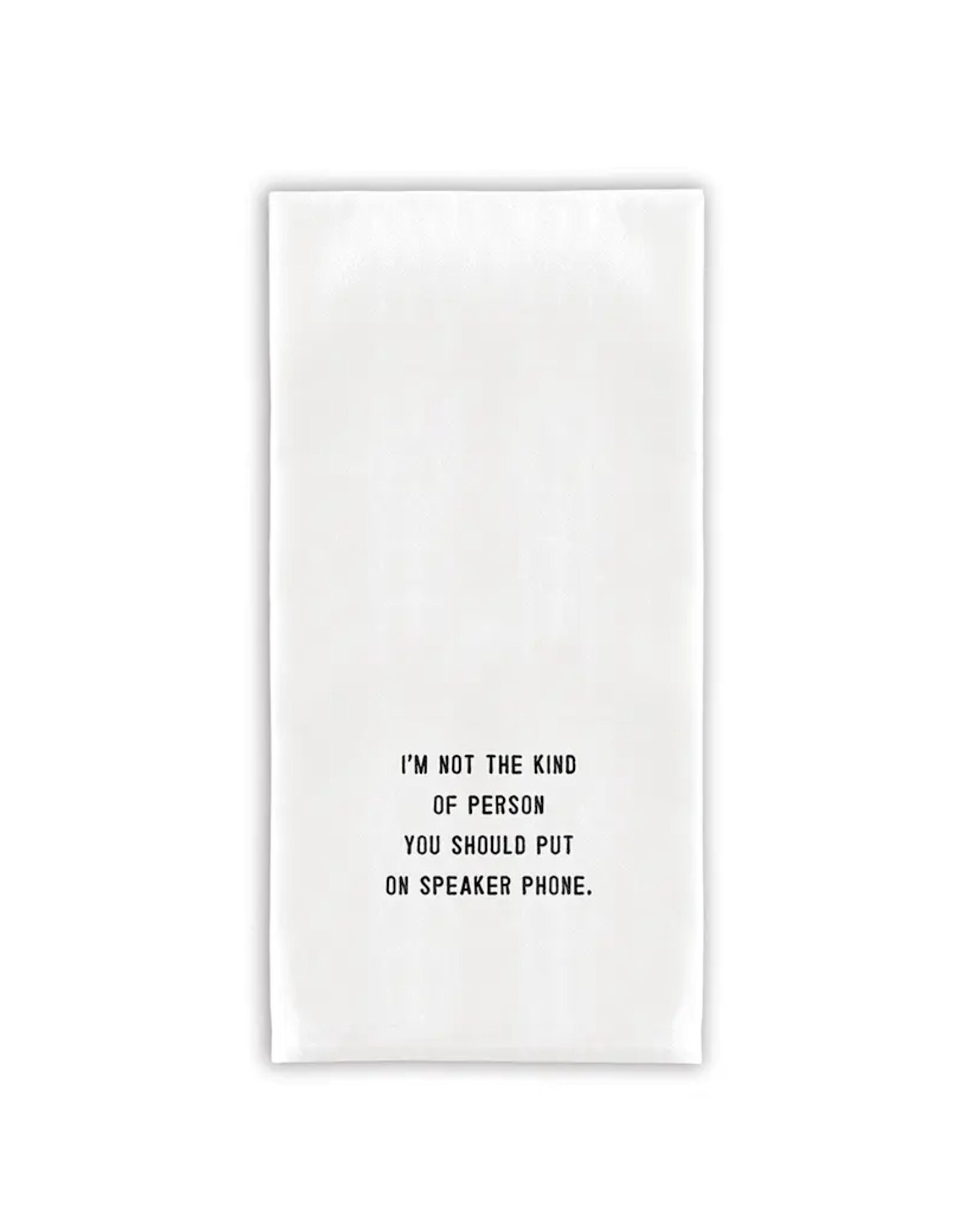 Santa Barbara Design Studio Not the Kind of Person Towel