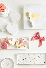 Santa Barbara Design Studio Gold Foil Hearts Ceramic Tray