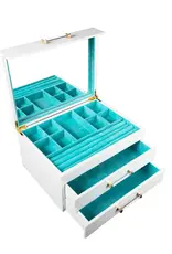 Brouk & Co Jewelry Box Kendall Large White