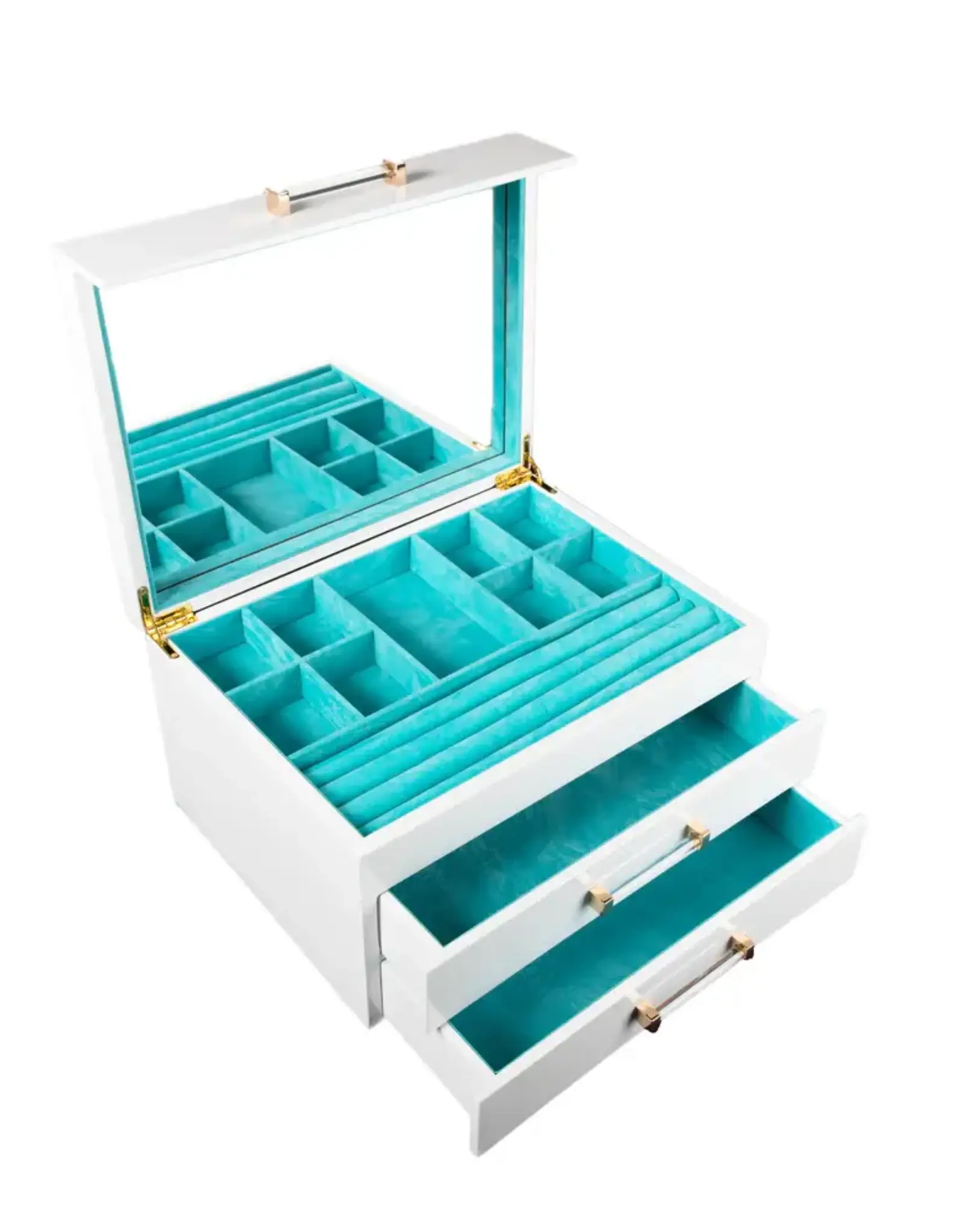 Brouk & Co Jewelry Box Kendall Large White