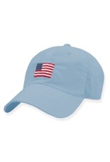 Smather's & Branson Hat American Flag Sky Blue