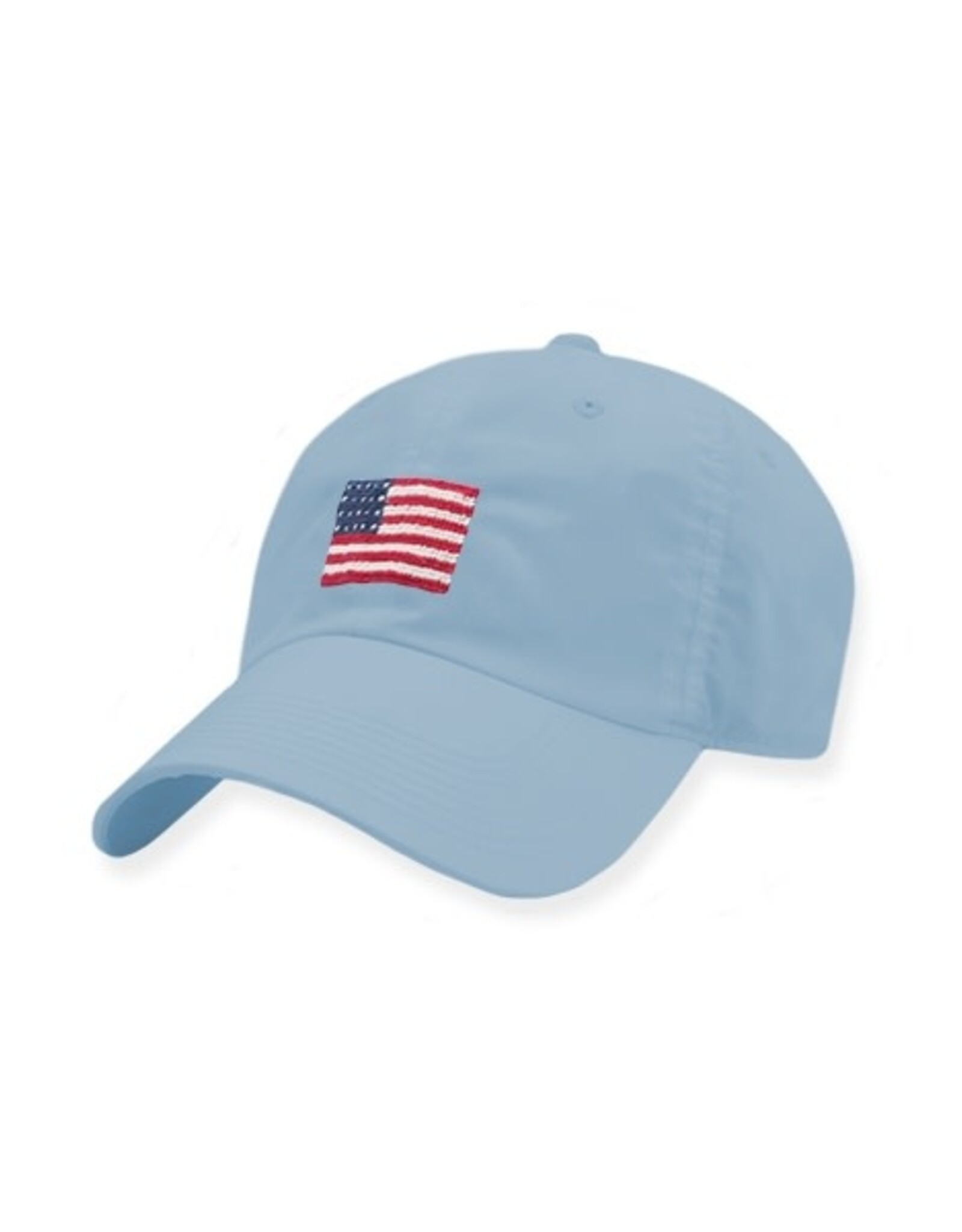 Smather's & Branson Hat American Flag Sky Blue