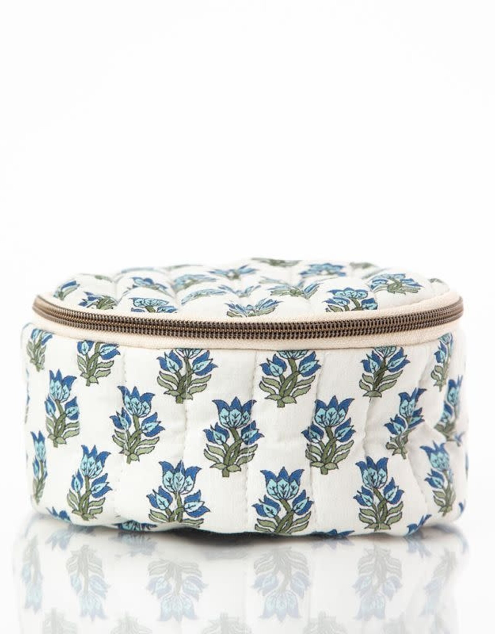 CB Station Block Print Circle Case