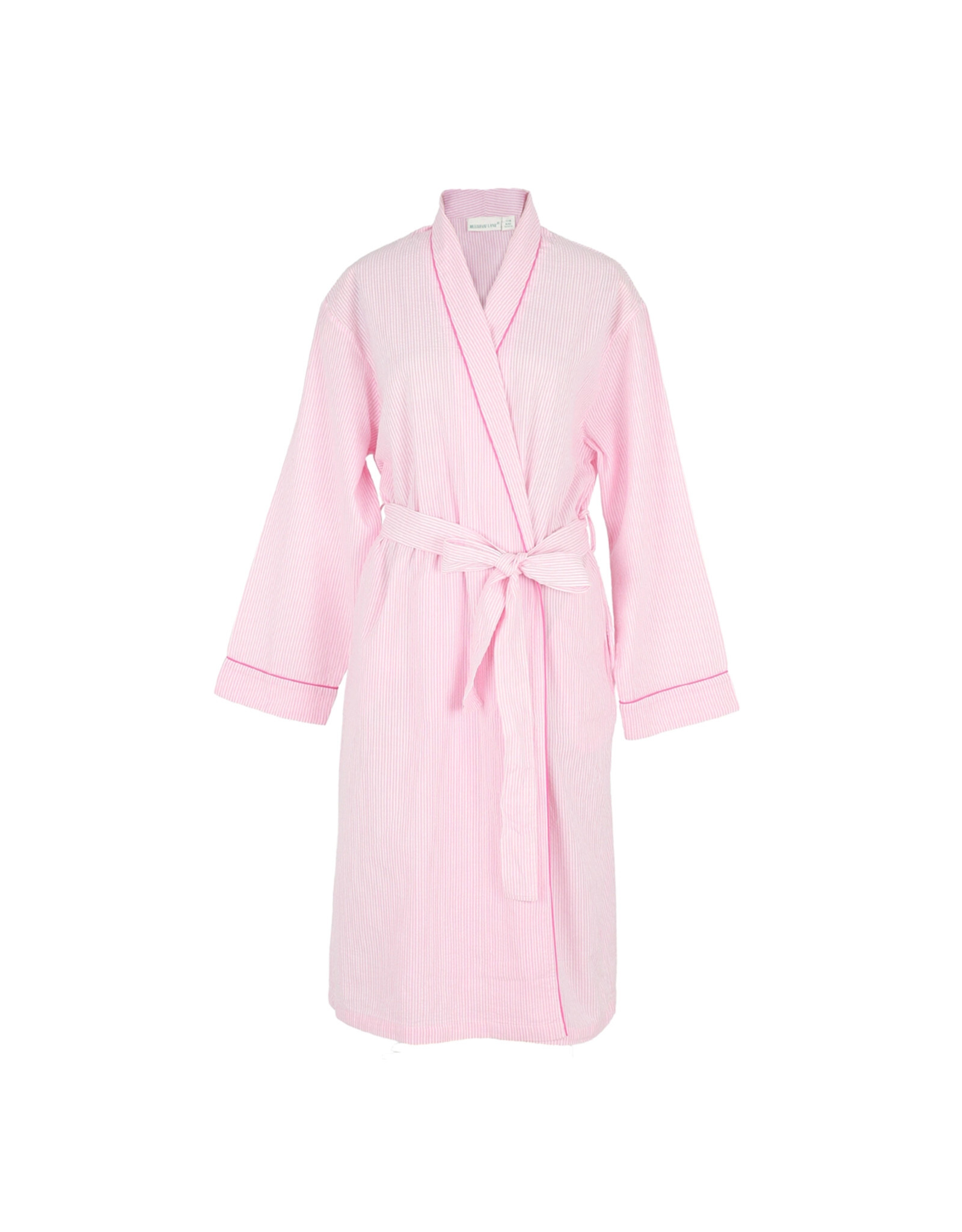 Needham Lane Pink Seersucker Robe