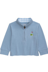 Mudpie Light Blue Golf Quarter Zip
