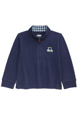 Mudpie Navy Golf Quarter Zip