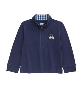 Mudpie Navy Golf Quarter Zip