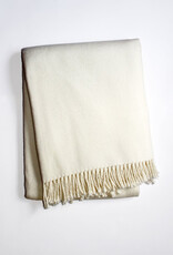 A Soft Idea Cream Cotton Throw