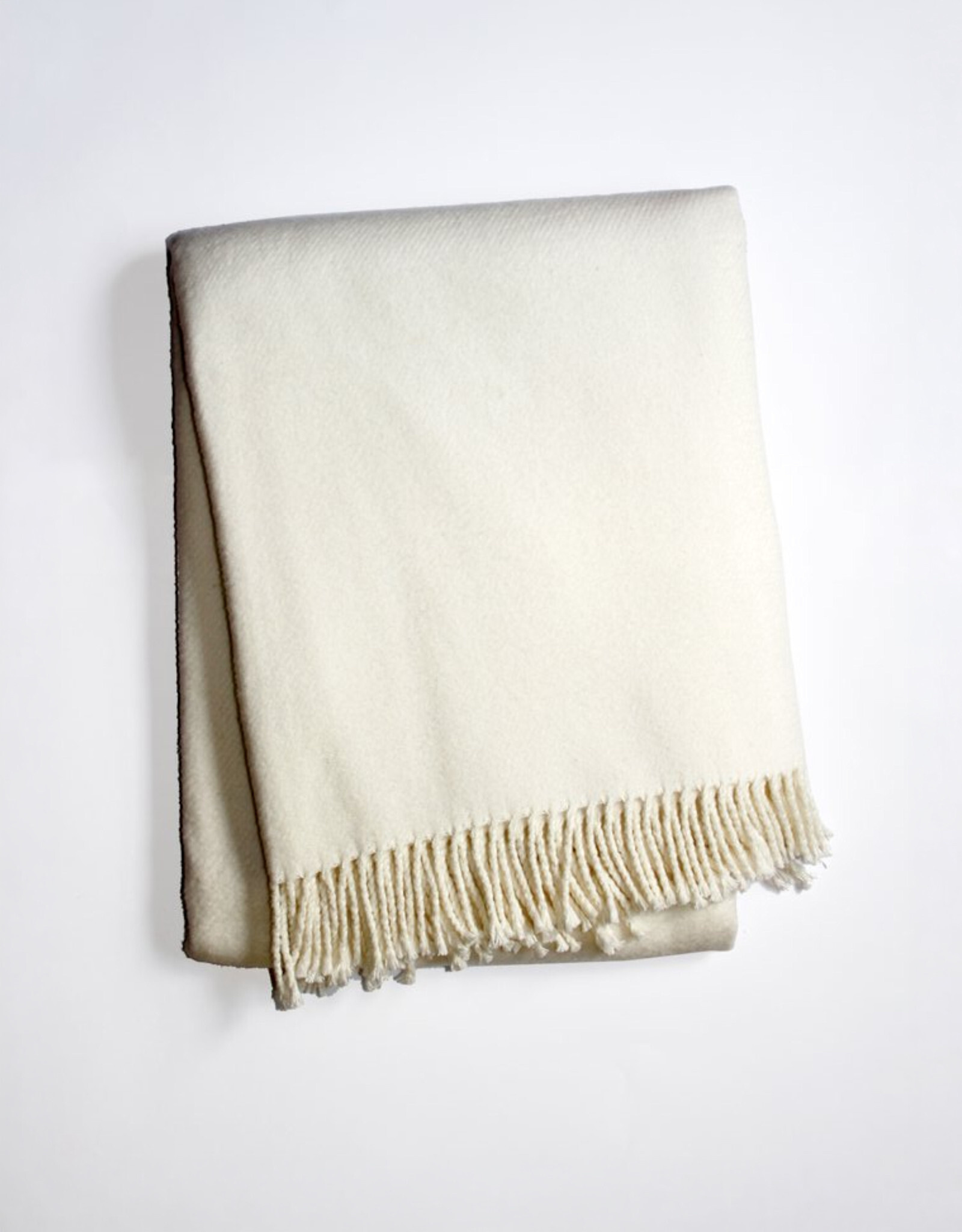 A Soft Idea Cream Cotton Throw