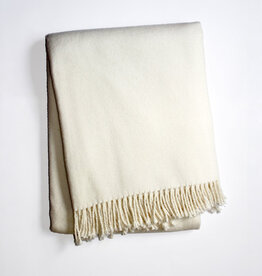 A Soft Idea Cream Cotton Throw