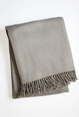 A Soft Idea Light Grey Cotton Throw